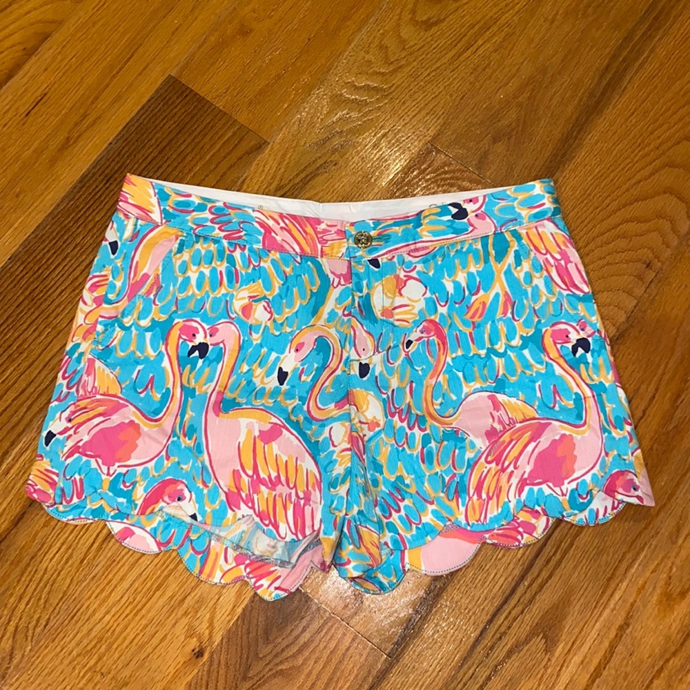 NWOT Lilly Pulitzer Shorts - Flamingo Peel N Eat